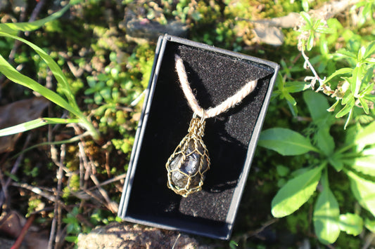 Matā Obsidian Pendant | Earth Medicine | Protection & Clarity | 100% Handmade