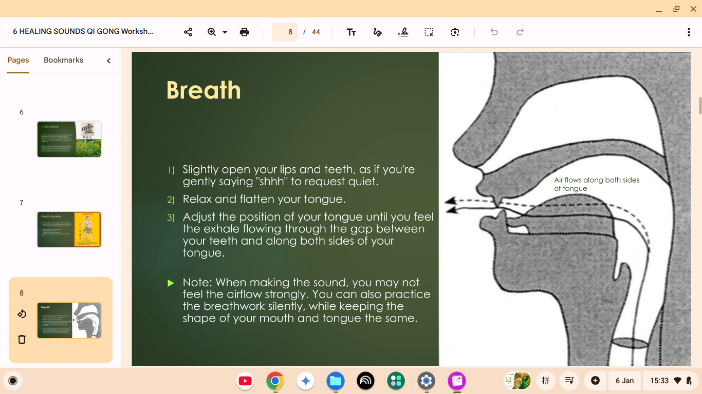 Six Healing Sounds Qigong Guide [43 Pages]