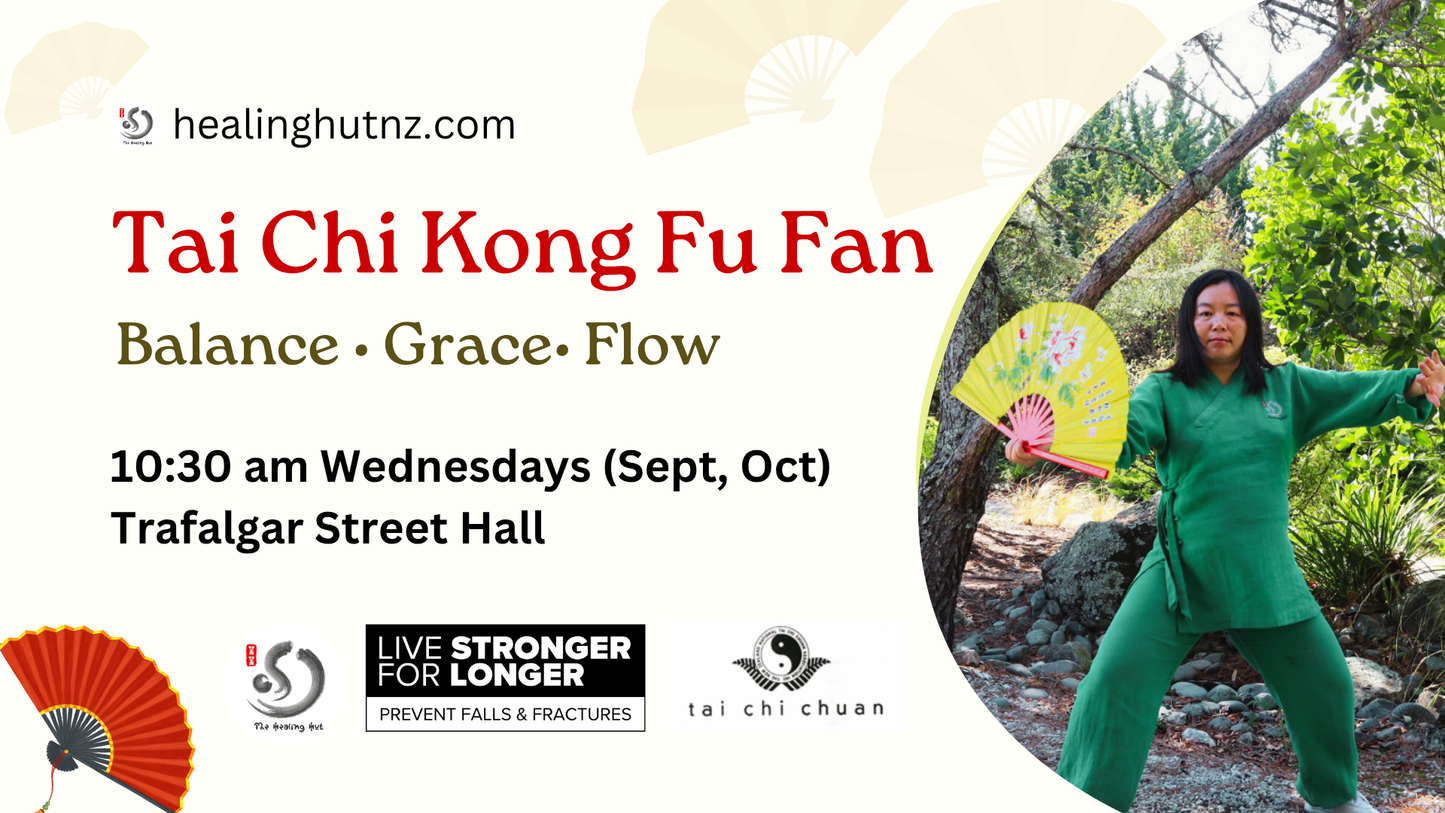 🪭Tai Chi Kung Fu Fan: Balance, Grace & Flow(8-week course)