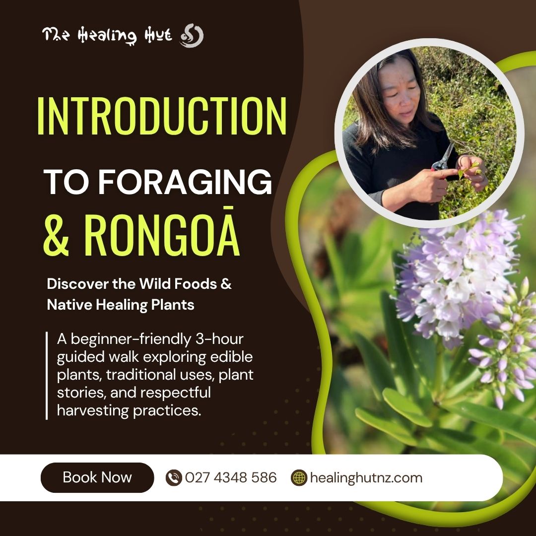 🌿 Introduction to Foraging & Rongoā Māori: Wānanga and Walk