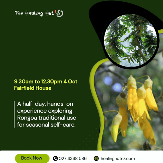 🌿 From Whenua to Wellbeing- Experience Rongoā Māori